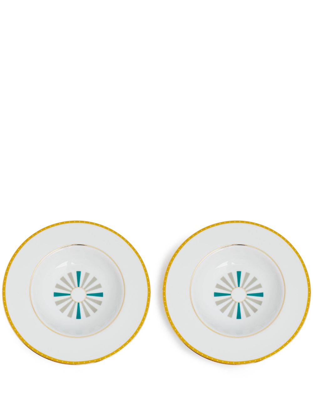 Reflections Copenhagen Guia porcelain plate (set of two) - 白色