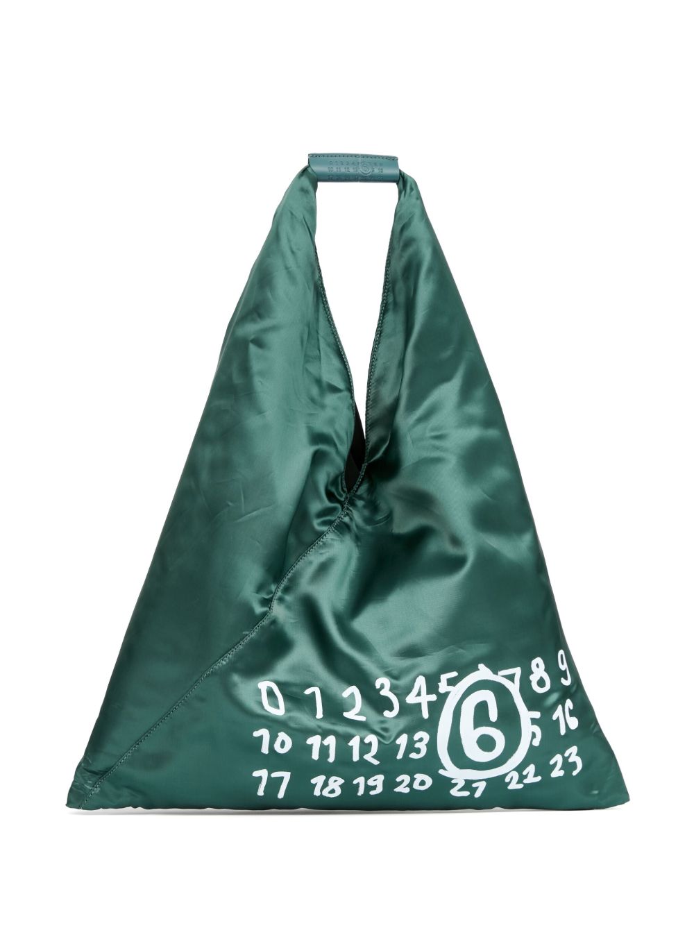 MM6 Maison Margiela Classic Japanese logo印花托特包 - 绿色