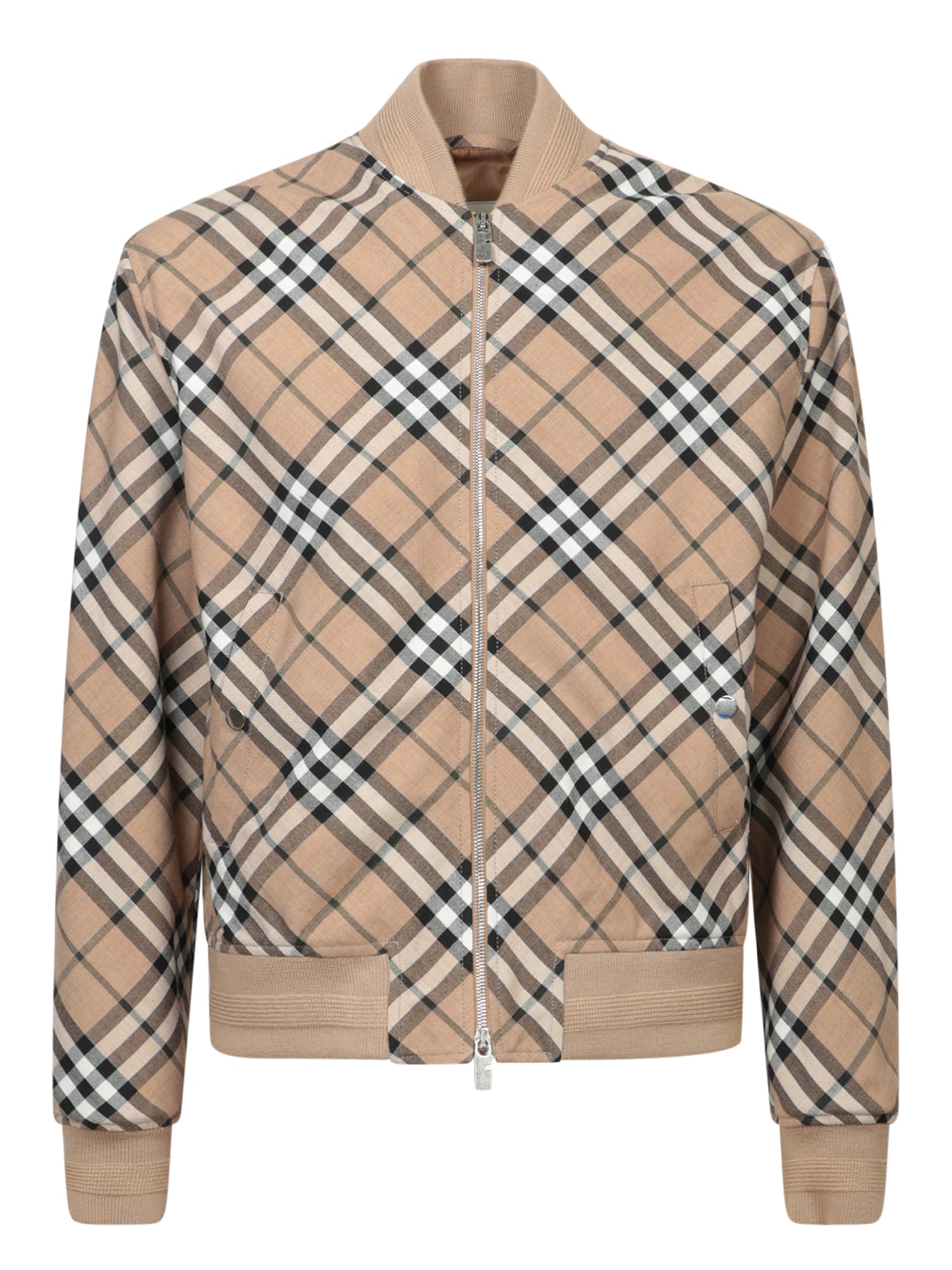 Burberry Vintage Check Zip-up Bomber Jacket