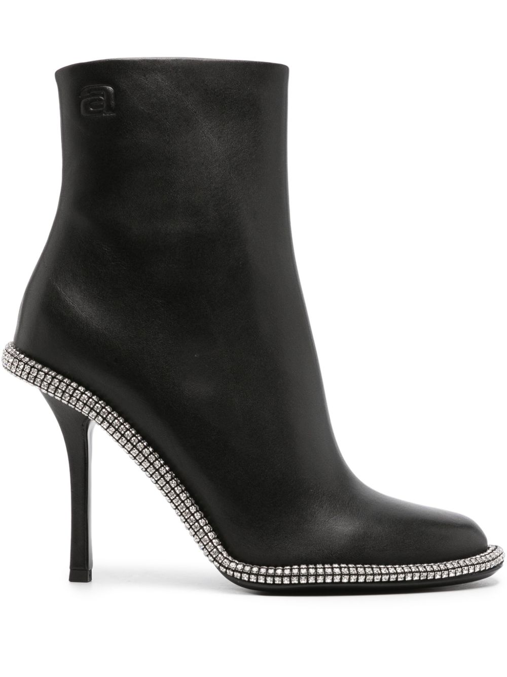 Alexander Wang Kira 高跟及踝靴 - 黑色