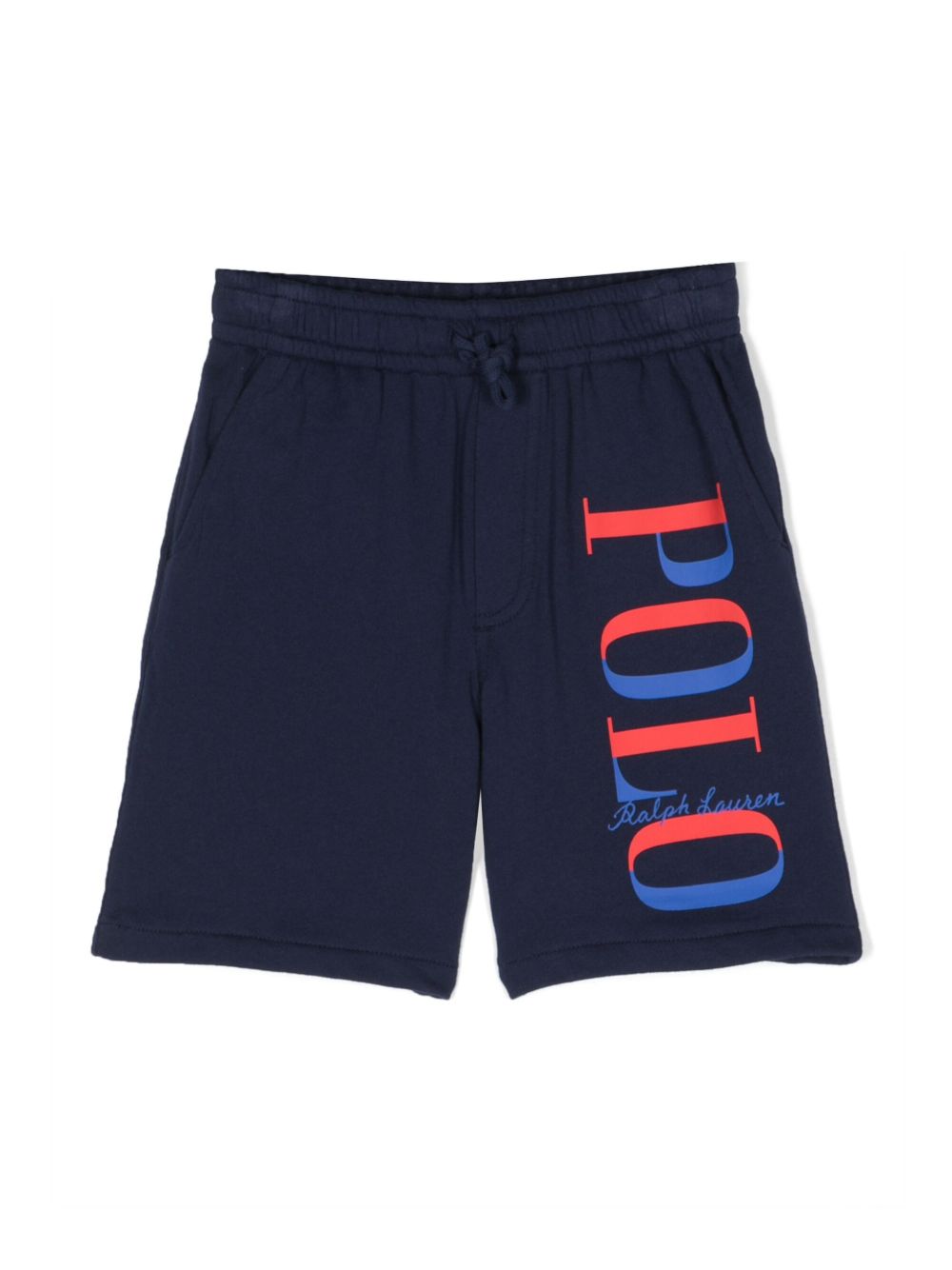 POLO RALPH LAUREN KIDS logo印花运动短裤 - 蓝色