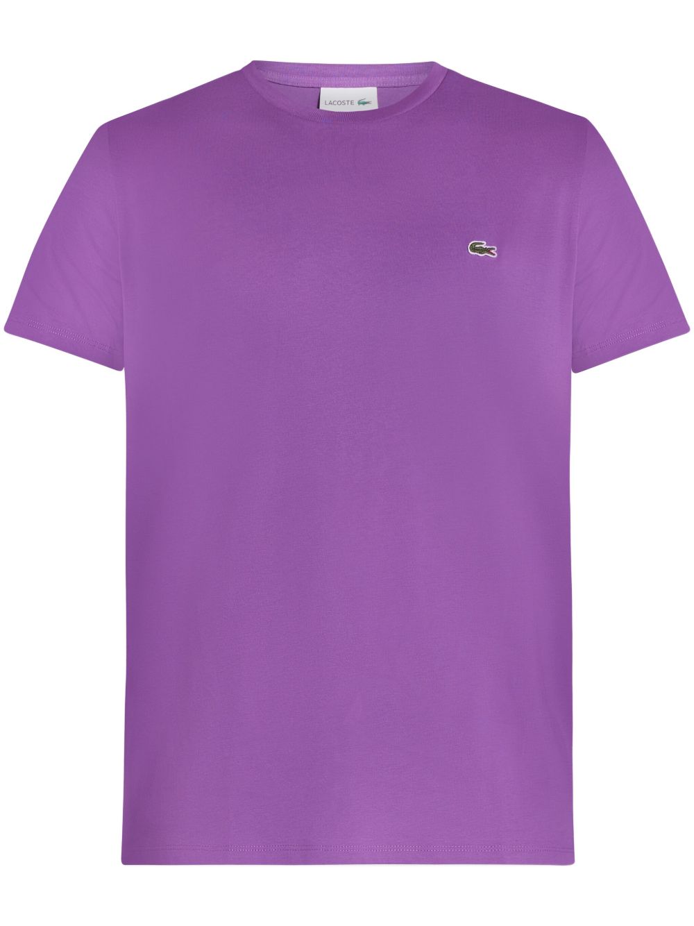 Lacoste 标贴棉T恤 - 紫色