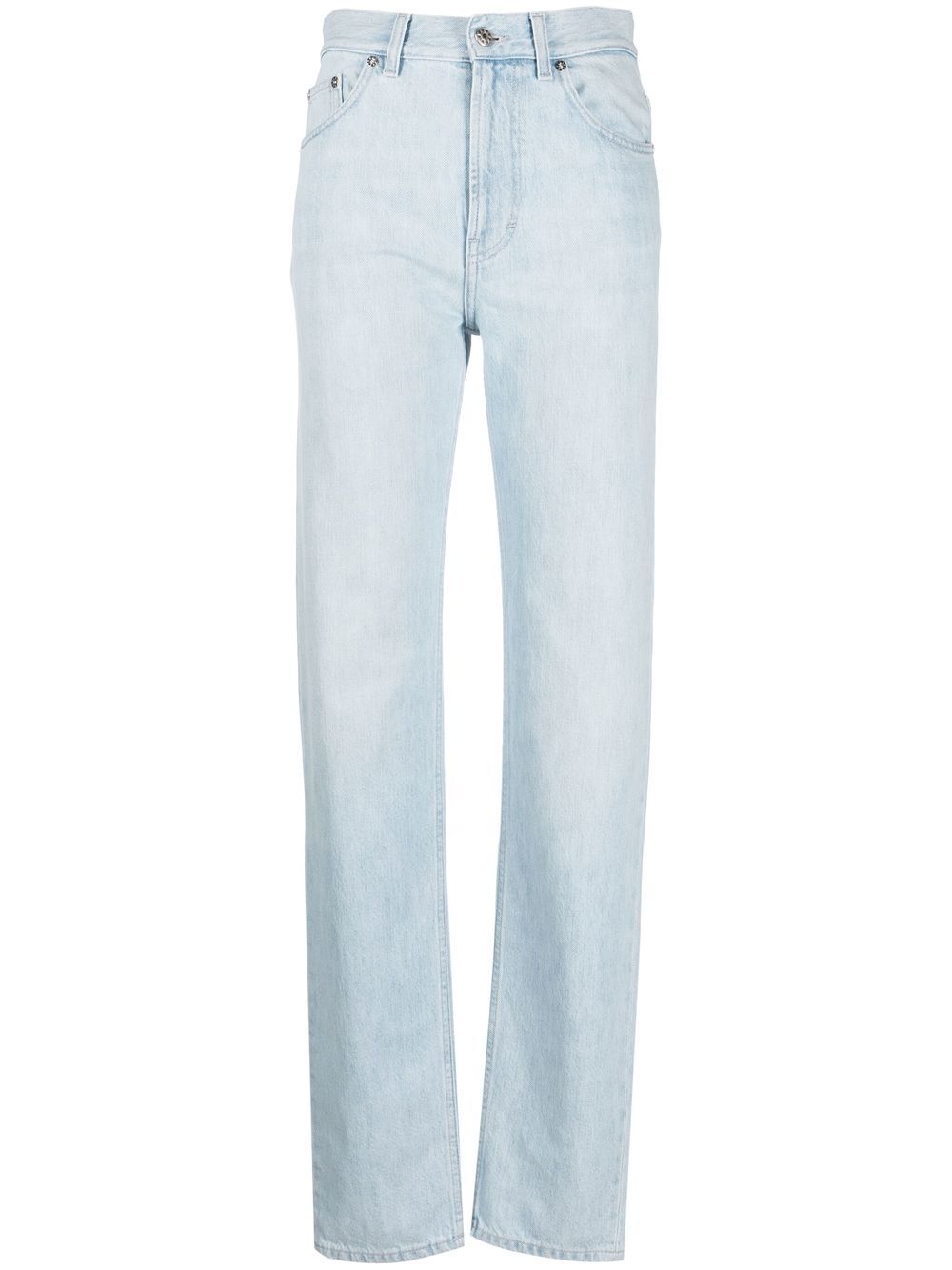 Filippa K 高腰直筒牛仔裤 - 蓝色