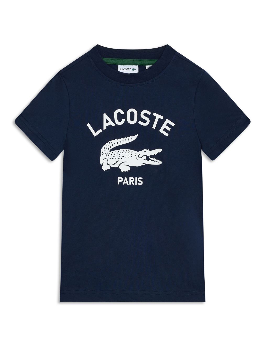 Lacoste logo印花T恤 - 蓝色