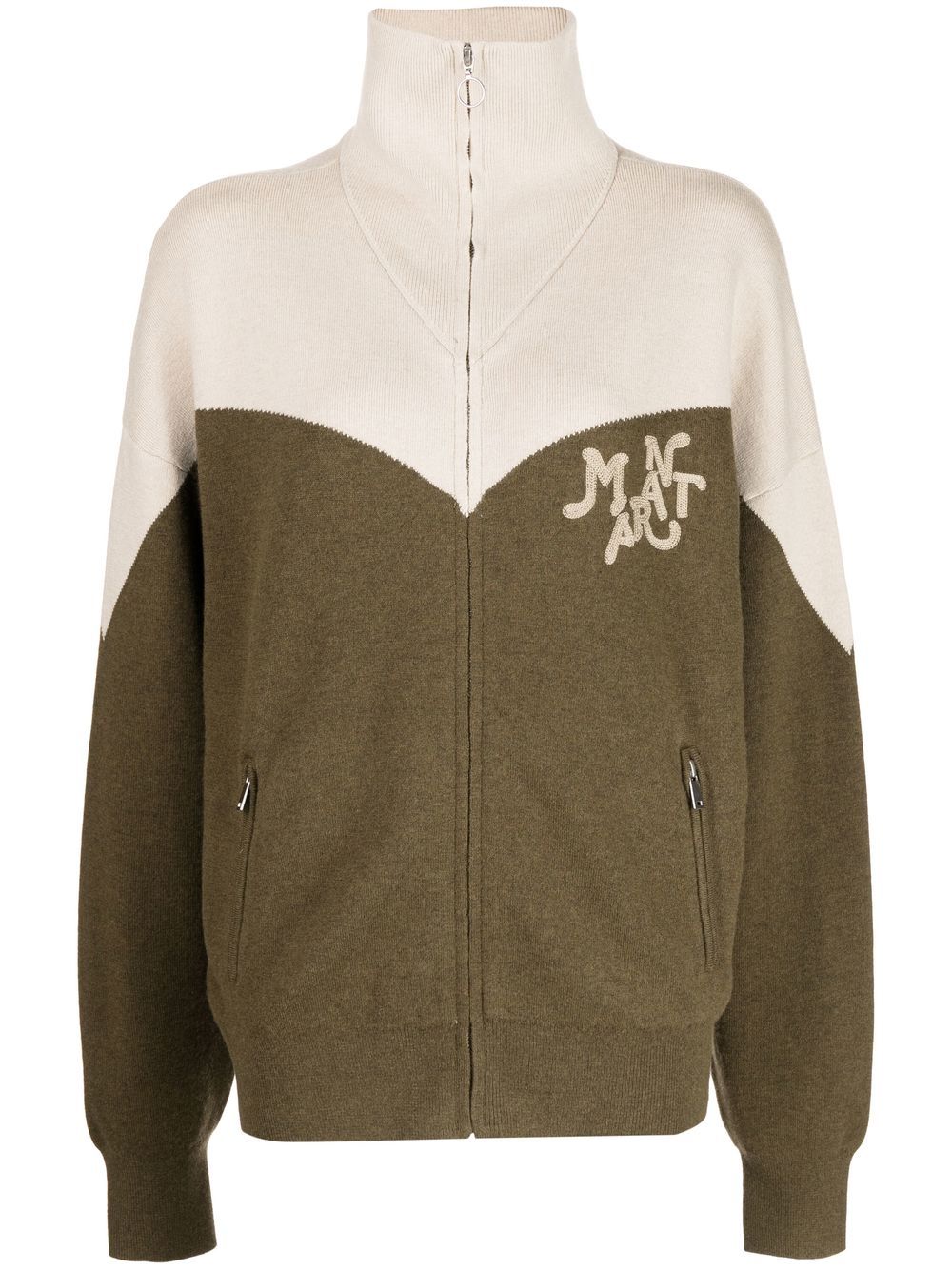 MARANT ÉTOILE Andy 高领开衫 - 褐色