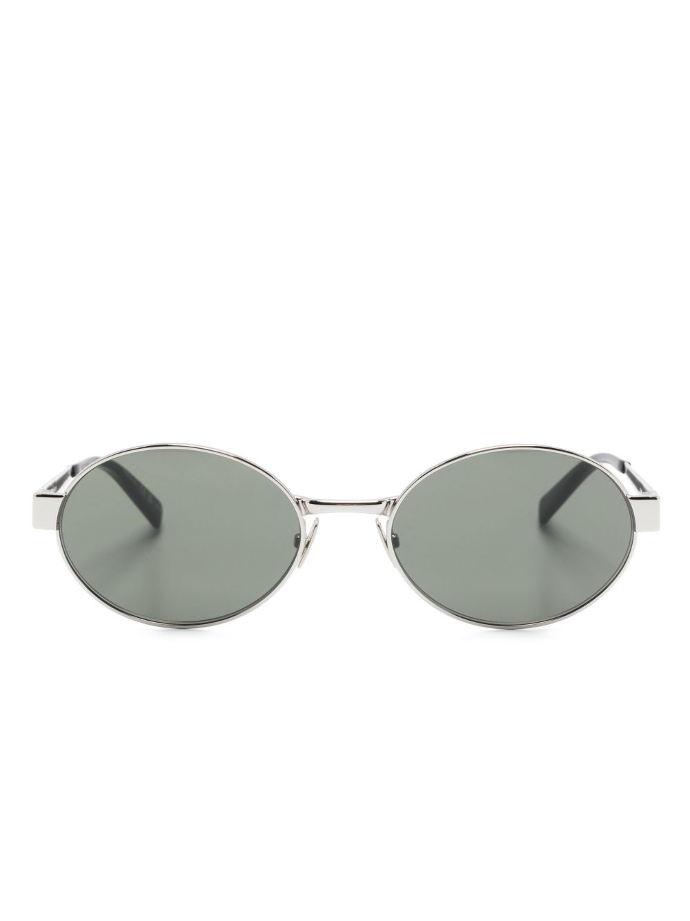 Saint Laurent Eyewear SL 692 圆框太阳眼镜 - 银色
