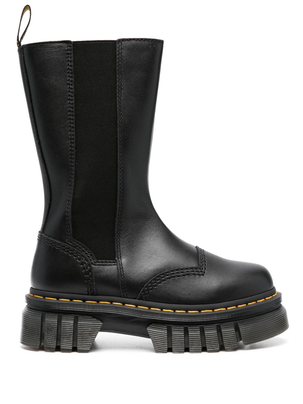Dr. Martens Audrick Tall 纳帕皮高筒靴 - 黑色