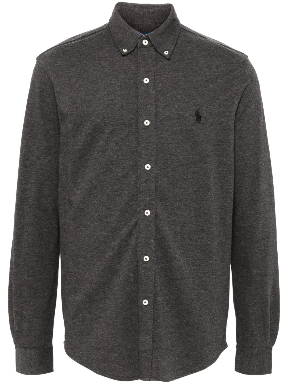Polo Ralph Lauren 标志刺绣polo衫 - 灰色