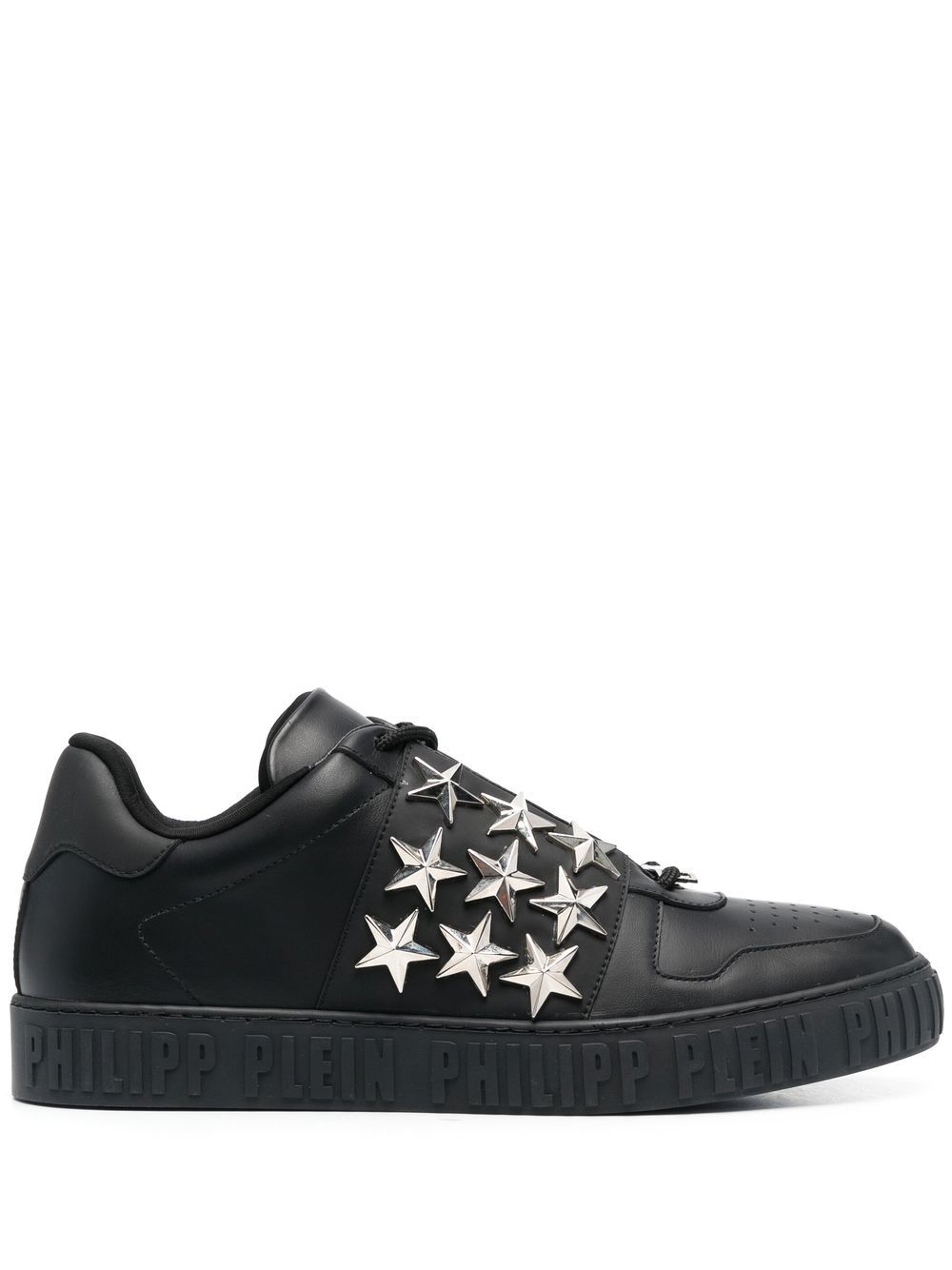 Philipp Plein Runner Studs 低帮运动鞋 - 黑色
