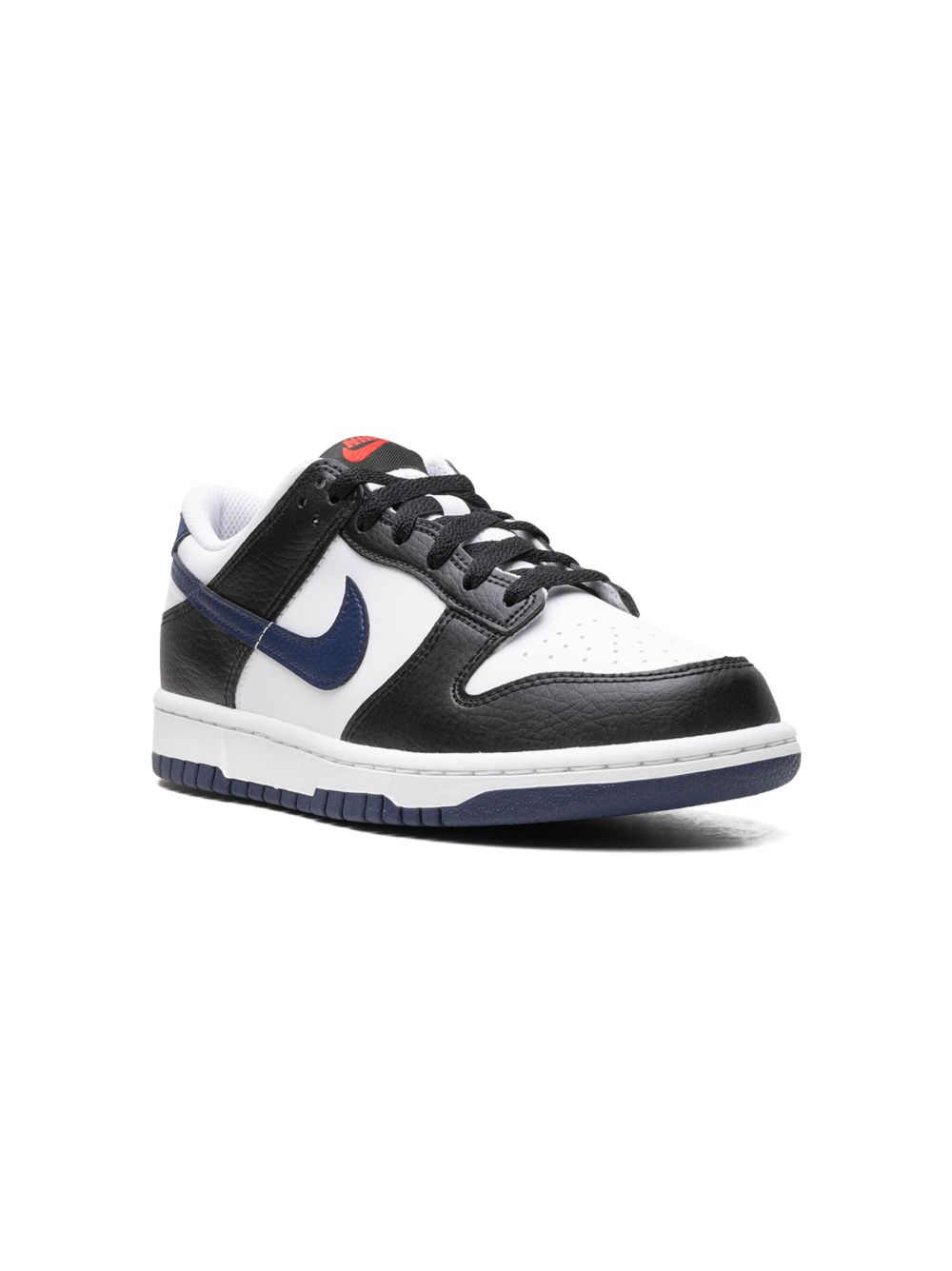 Nike Kids Dunk Low Black/White/University Red/Midnight Navy 运动鞋 - 黑色