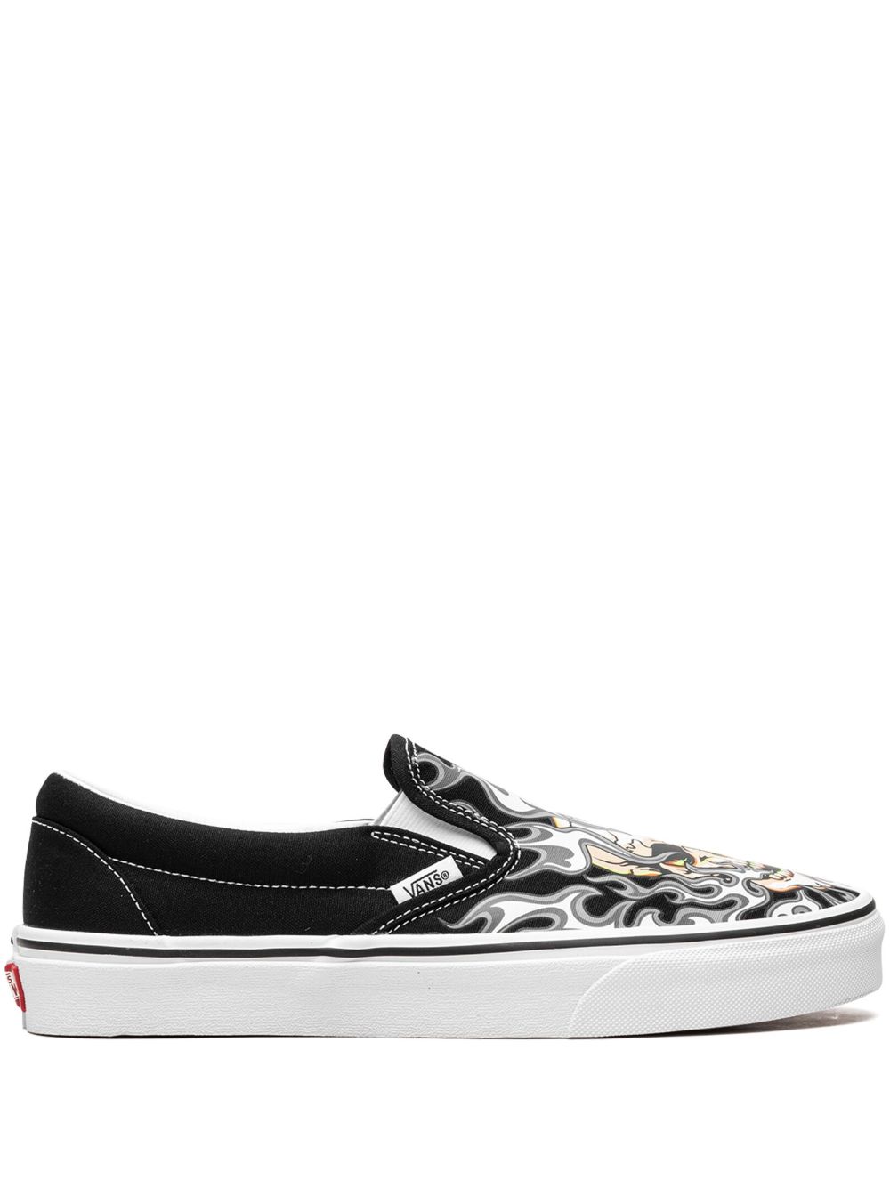 Vans Classic Slip-On Flash Skulls 运动鞋 - 黑色