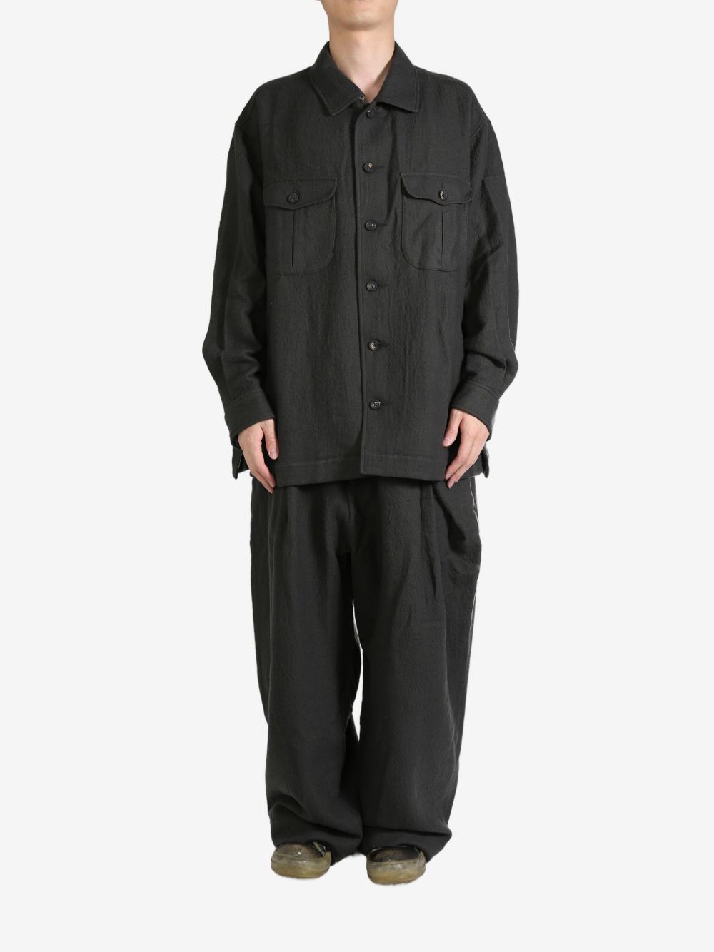 Ziggy Chen button-down shirt - 黑色
