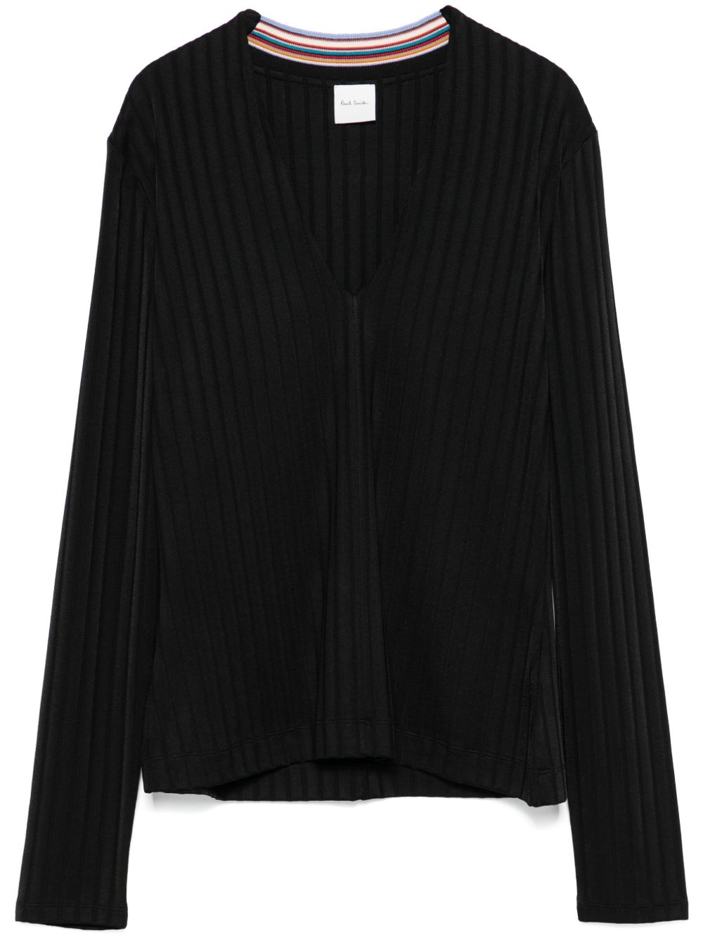 Paul Smith V领上衣 - 黑色