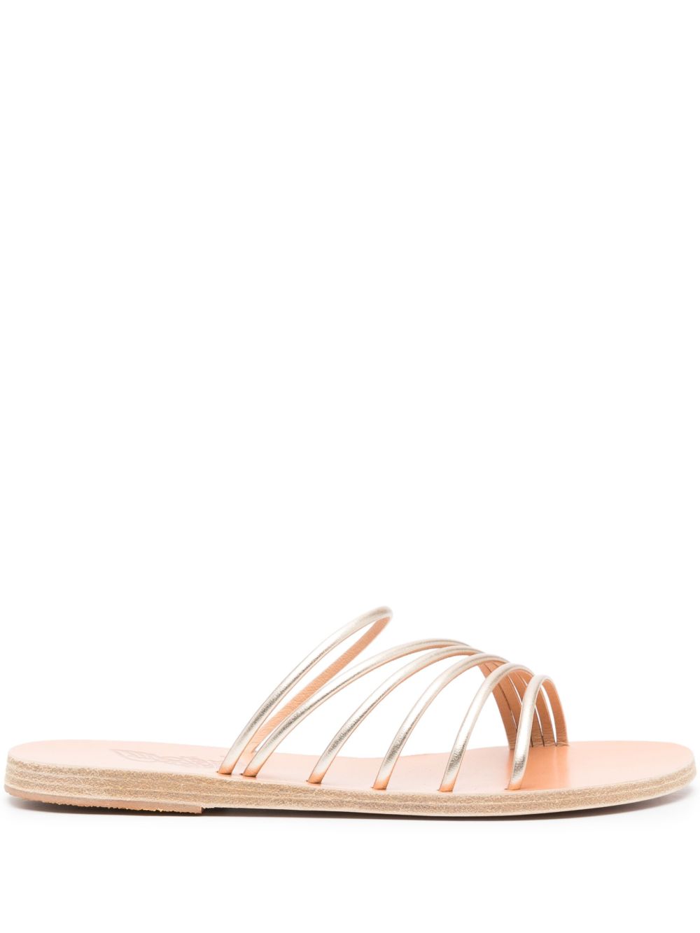 Ancient Greek Sandals Adriani 袢带凉鞋 - 金色