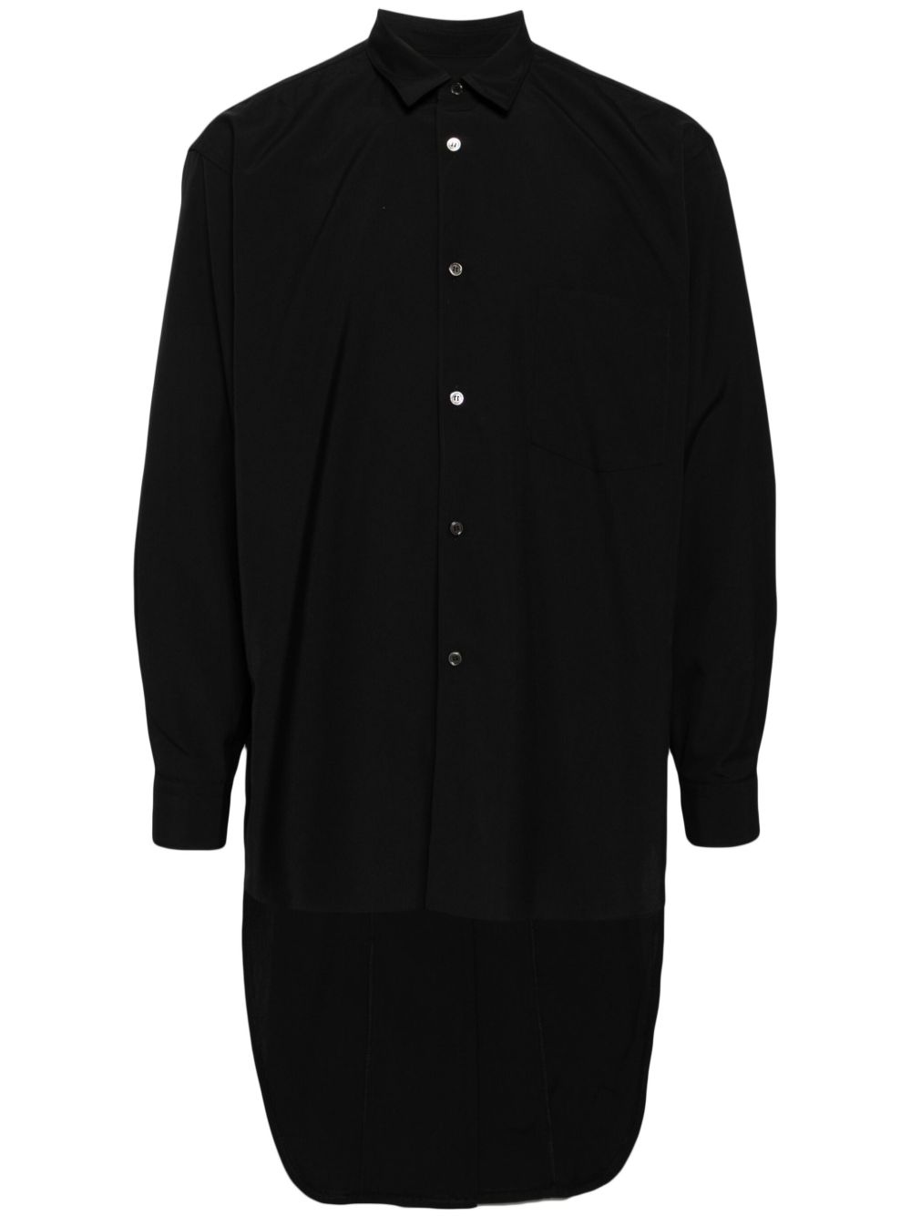 Comme des Garçons Homme Plus 经典衣领衬衫 - 黑色