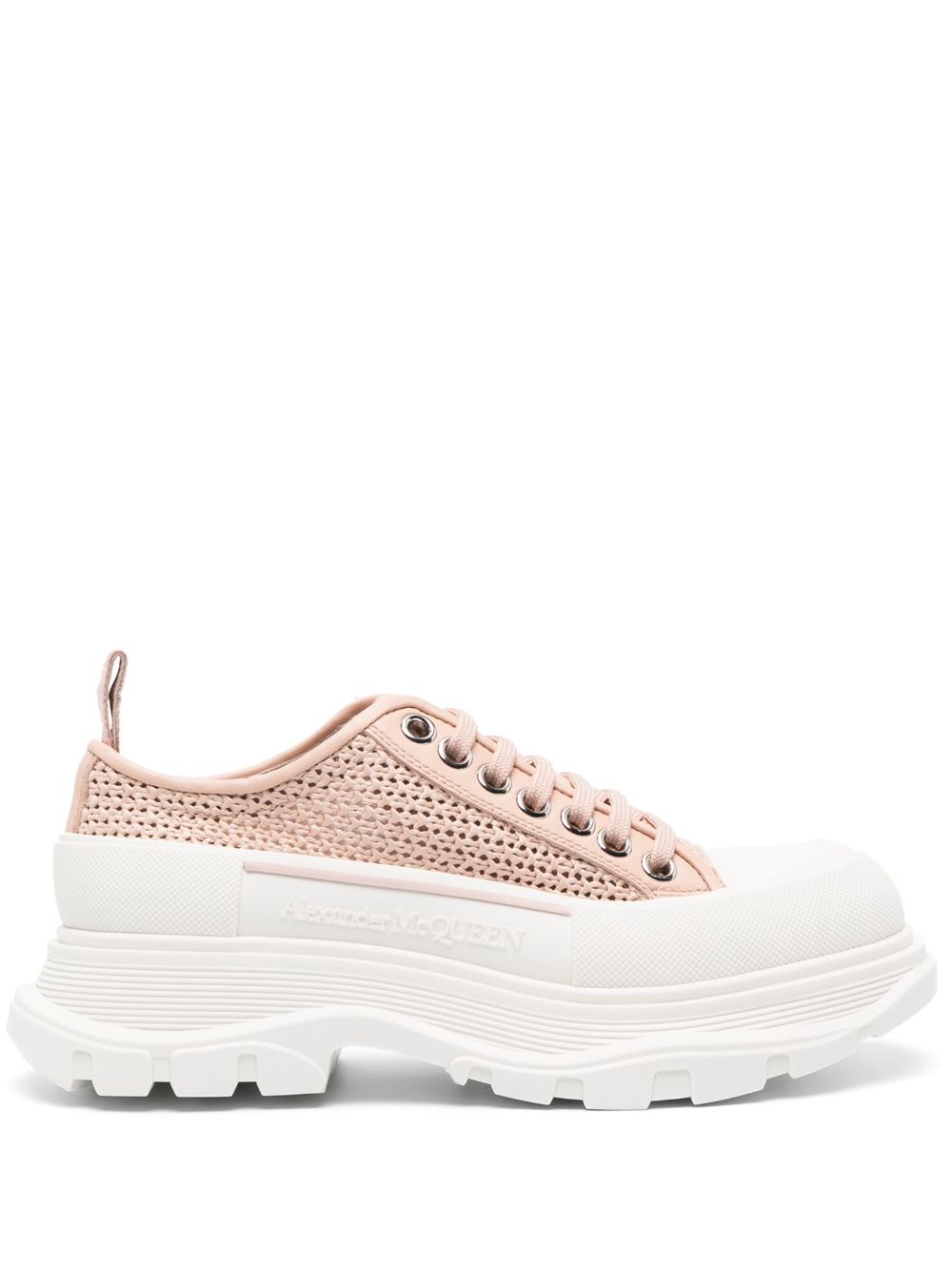 Alexander McQueen Deck Plimsoll 低帮运动鞋 - 粉色