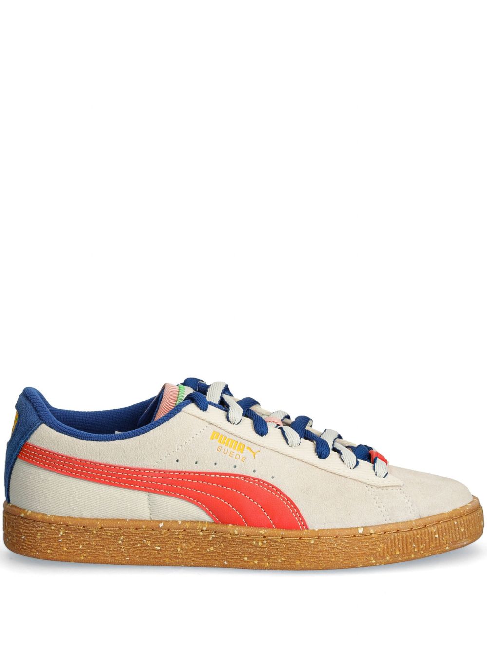 PUMA Podium 绒面皮运动鞋 - 中性色