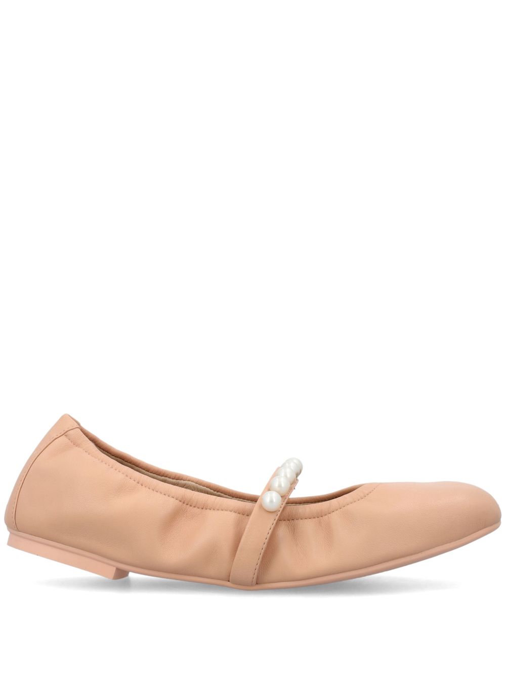 Stuart Weitzman Goldie 芭蕾平底鞋 - 中性色