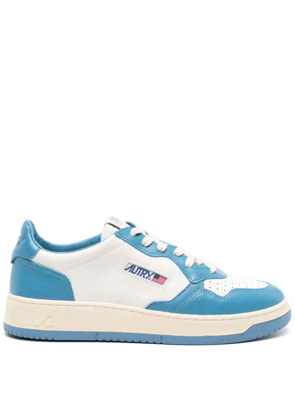 Autry Medalist leather sneakers - 白色