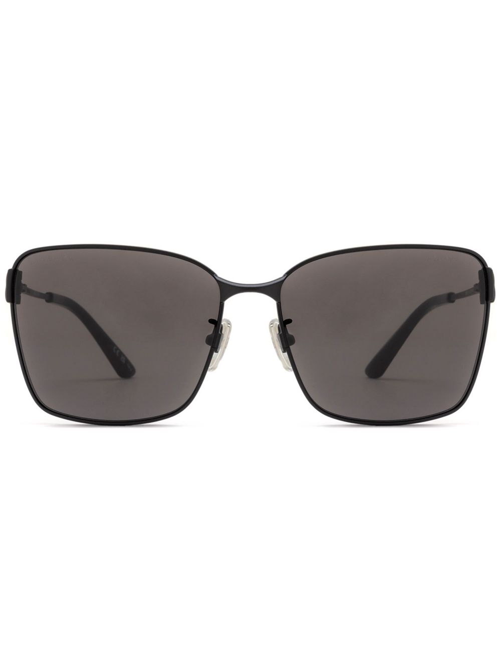 Balenciaga Eyewear 方框太阳眼镜 - 黑色