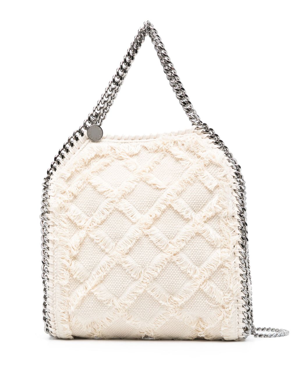 Stella McCartney Falabella 磨损边细节手提包 - 中性色
