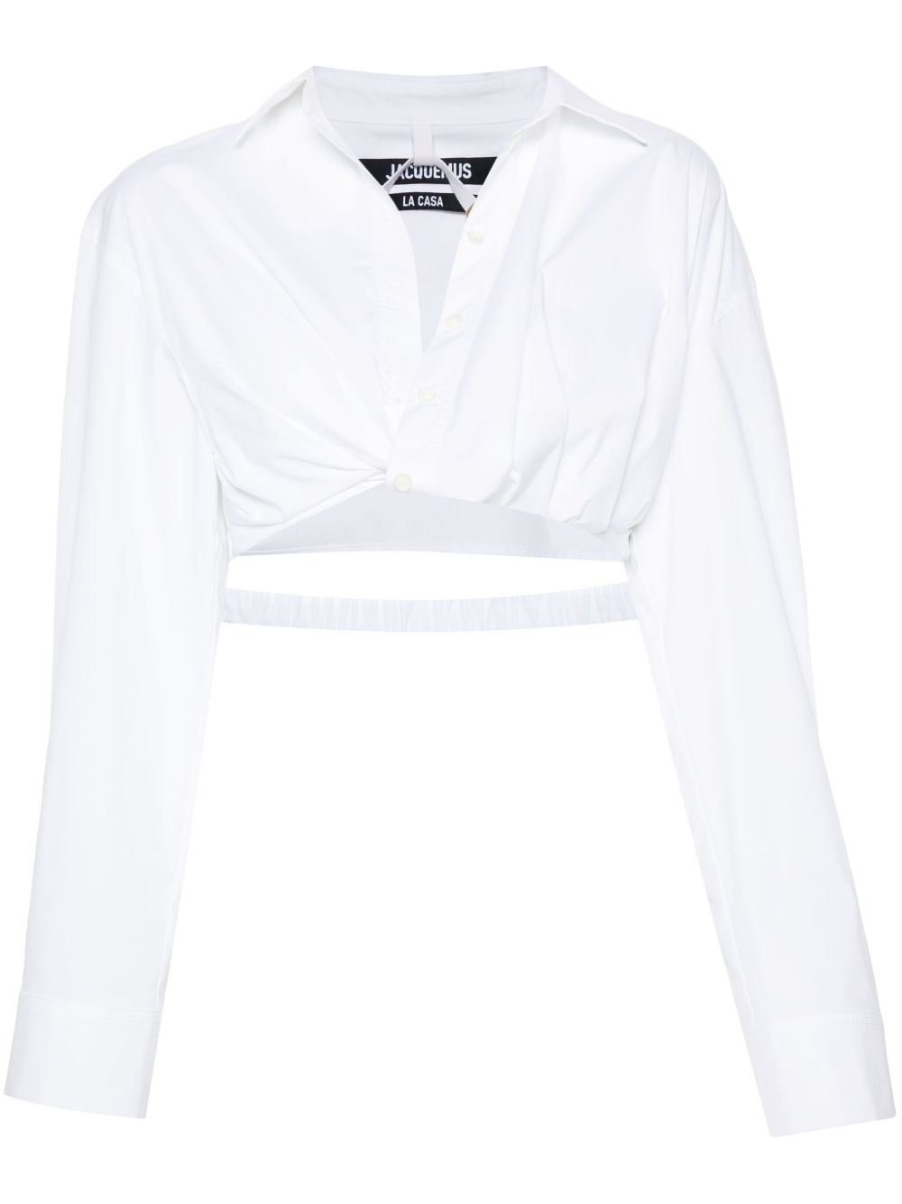 Jacquemus La Chemise Bahia Courte 衬衫 - 白色