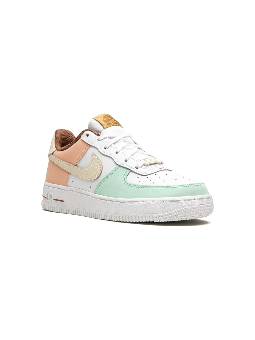 Nike Kids Air Force 1 LV8 低帮运动鞋 - 白色