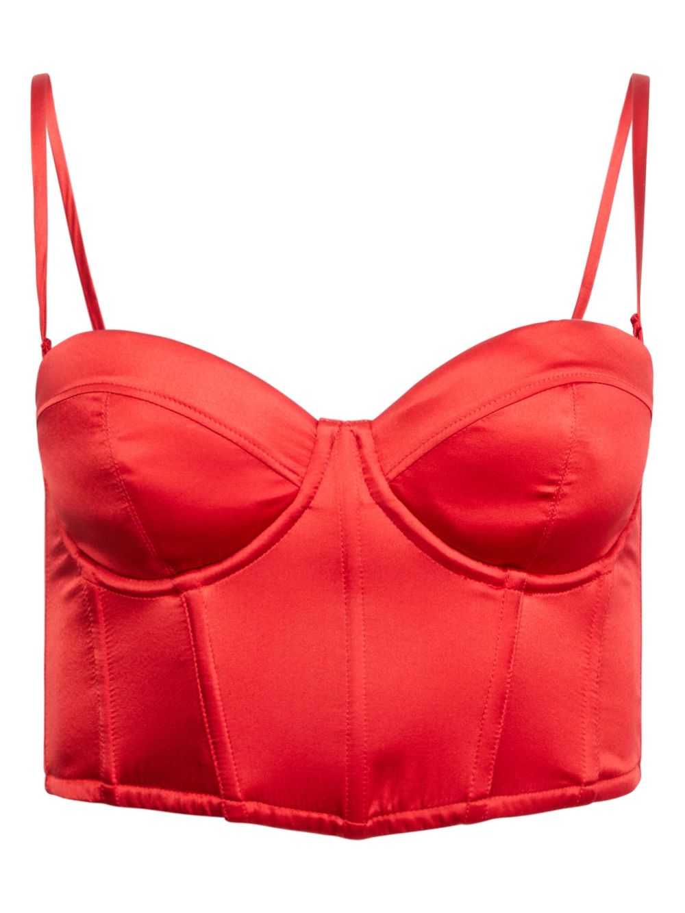 Fleur Du Mal Hamptons 紧身胸衣 - 红色