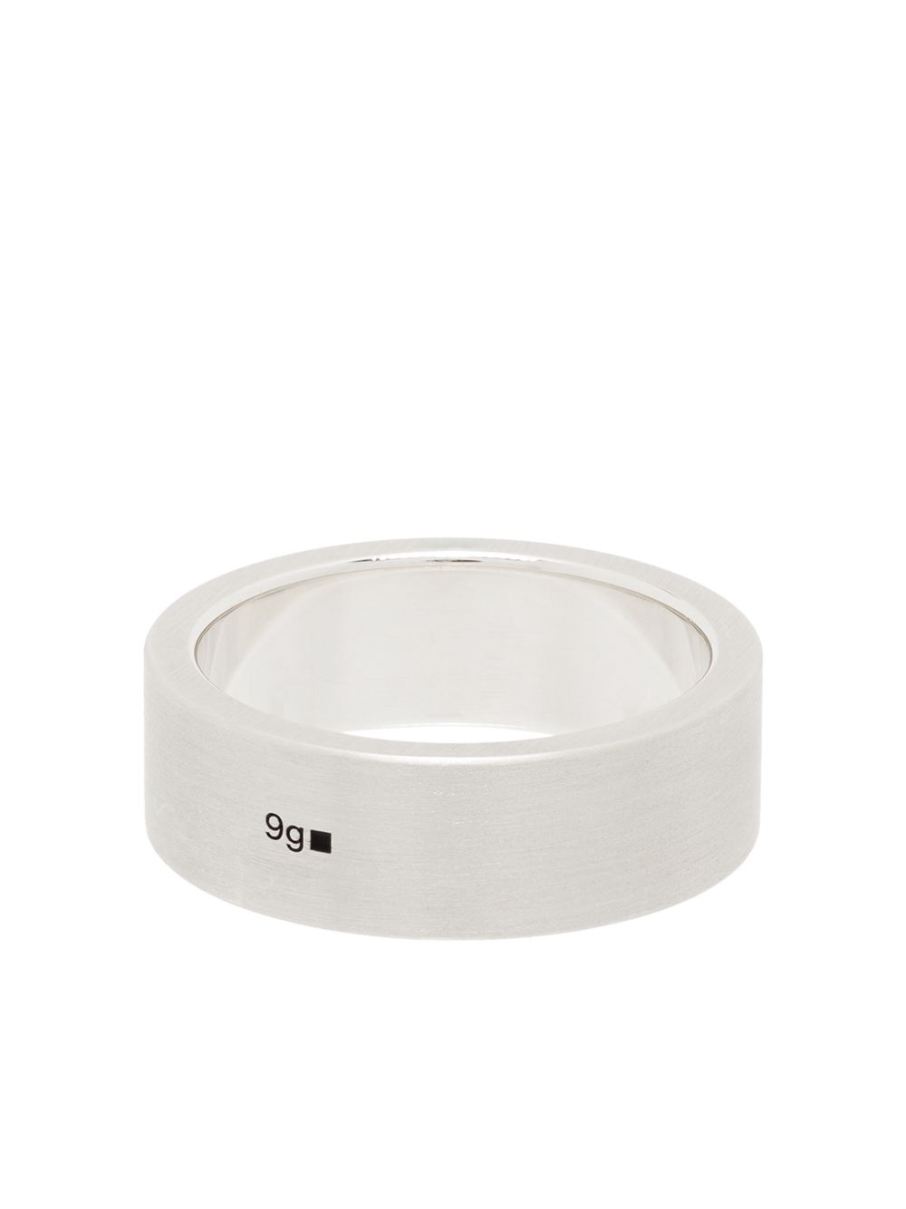 Le Gramme La 9g Ribbon 磨砂戒指 - 银色