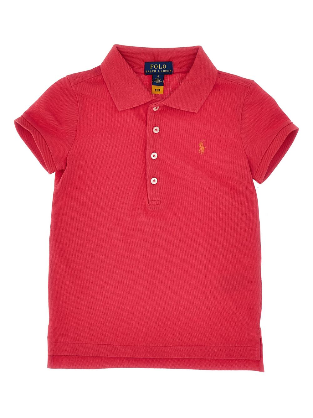 POLO RALPH LAUREN KIDS Polo Pony 图案polo衫 - 粉色