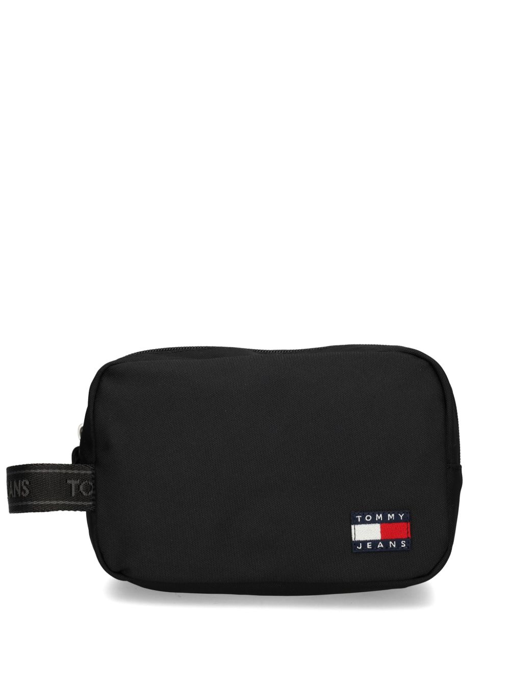 Tommy Jeans logo贴花洗漱包 - 黑色