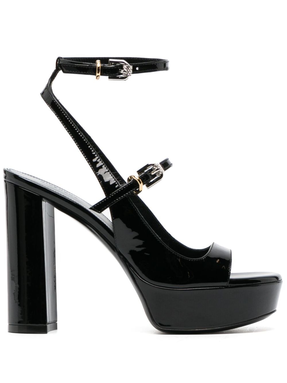 Givenchy Voyou 粗高跟凉鞋 - 黑色