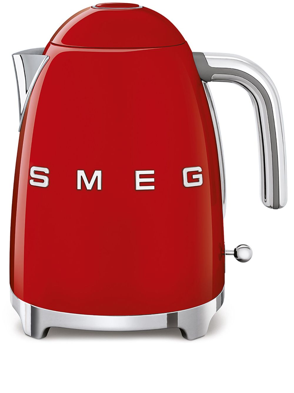 Smeg 不锈钢logo水壶 - 红色