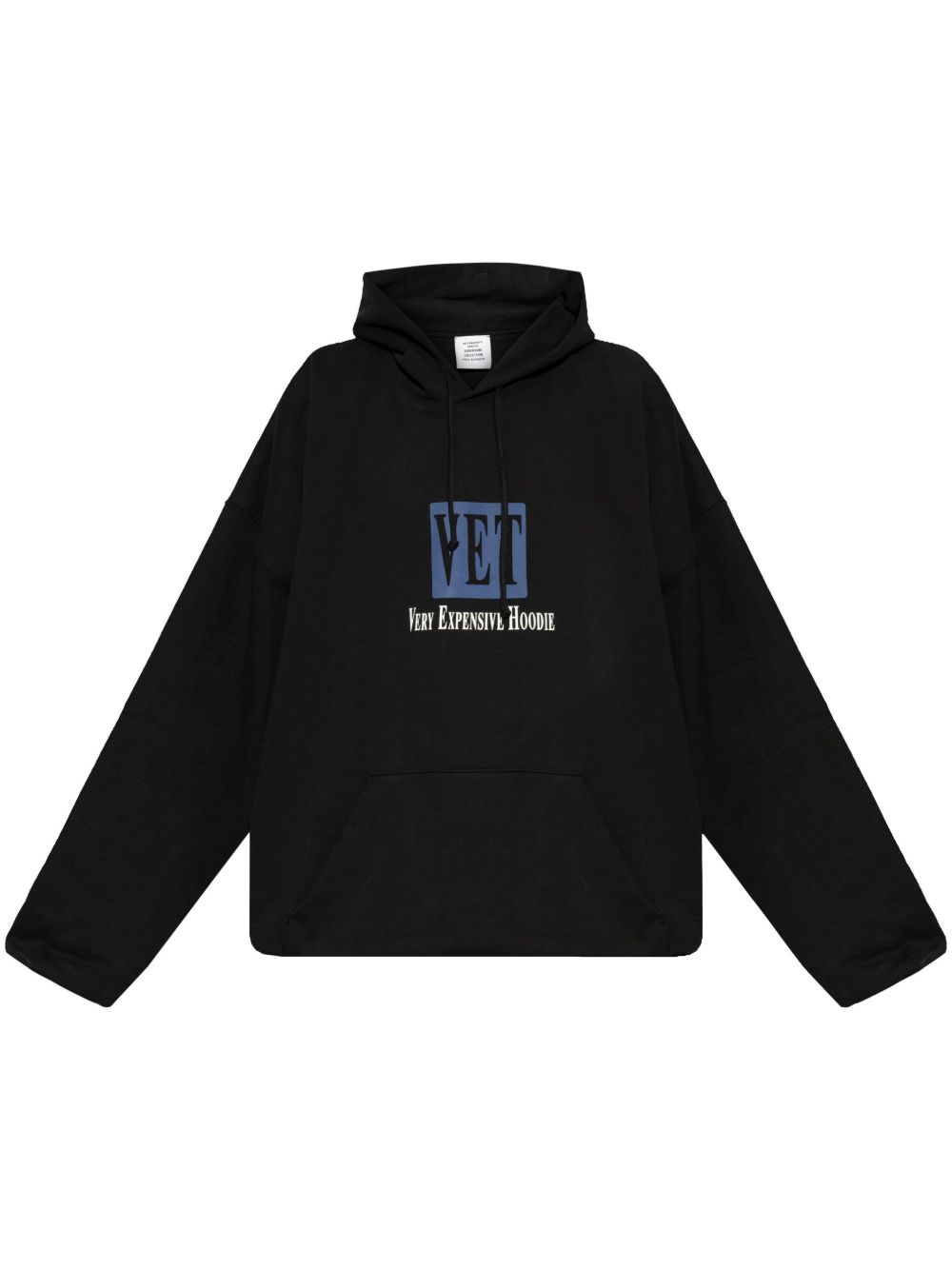 VETEMENTS logo印花卫衣 - 黑色