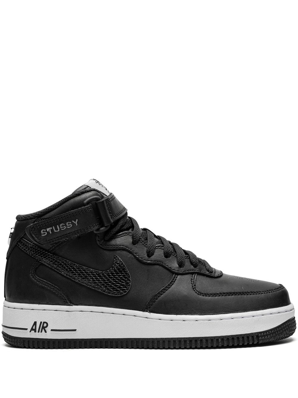 Nike x Stussy Air Force 1 Mid 运动鞋 - 黑色