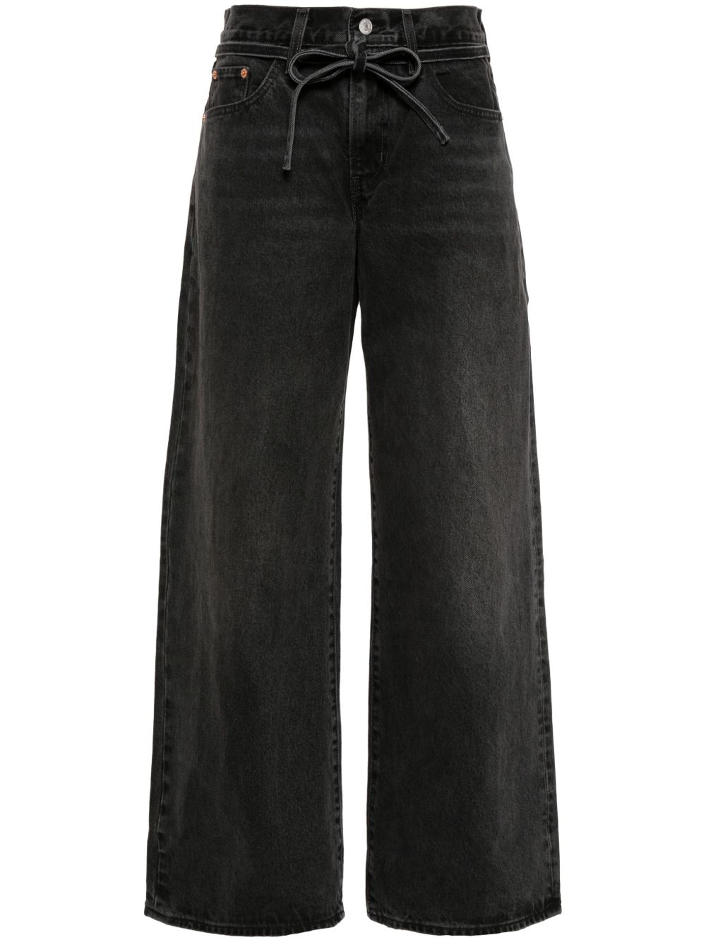 Levi's XL Straight 牛仔裤 - 黑色