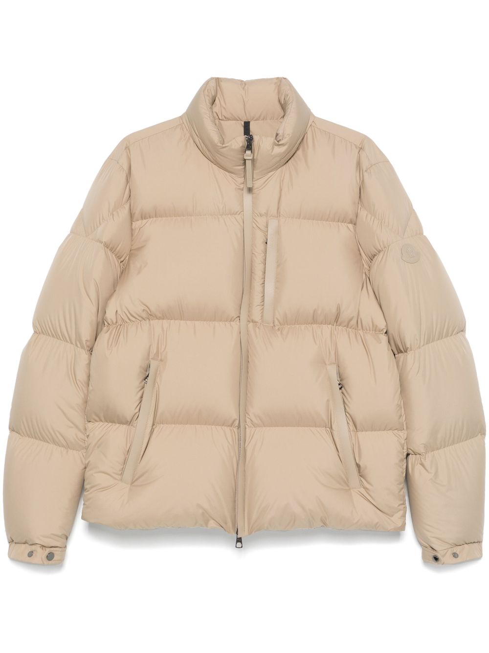 Moncler Besbre 蓬松夹克 - 褐色