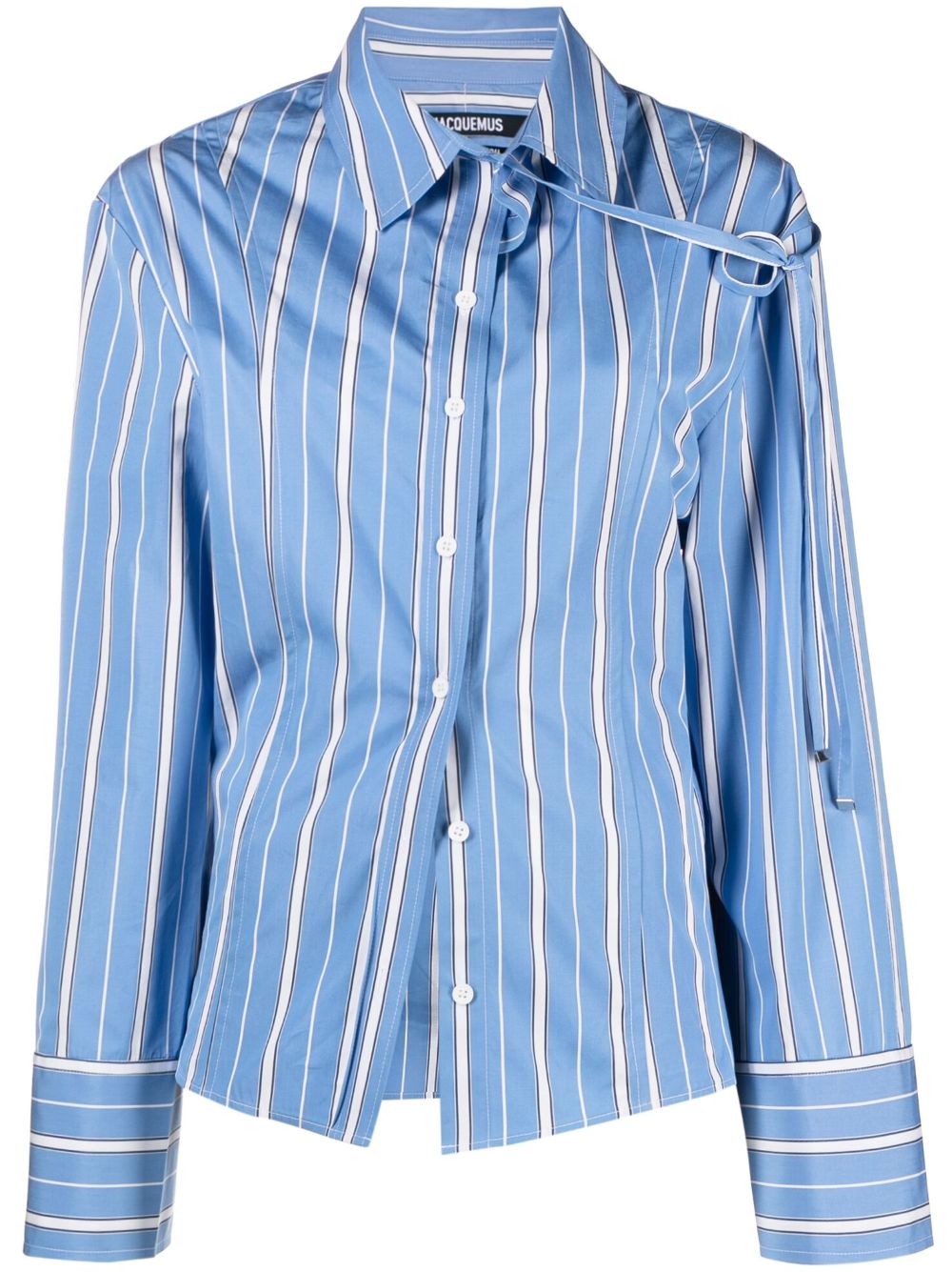 Jacquemus La Chemise Ruban 棉衬衫 - 蓝色