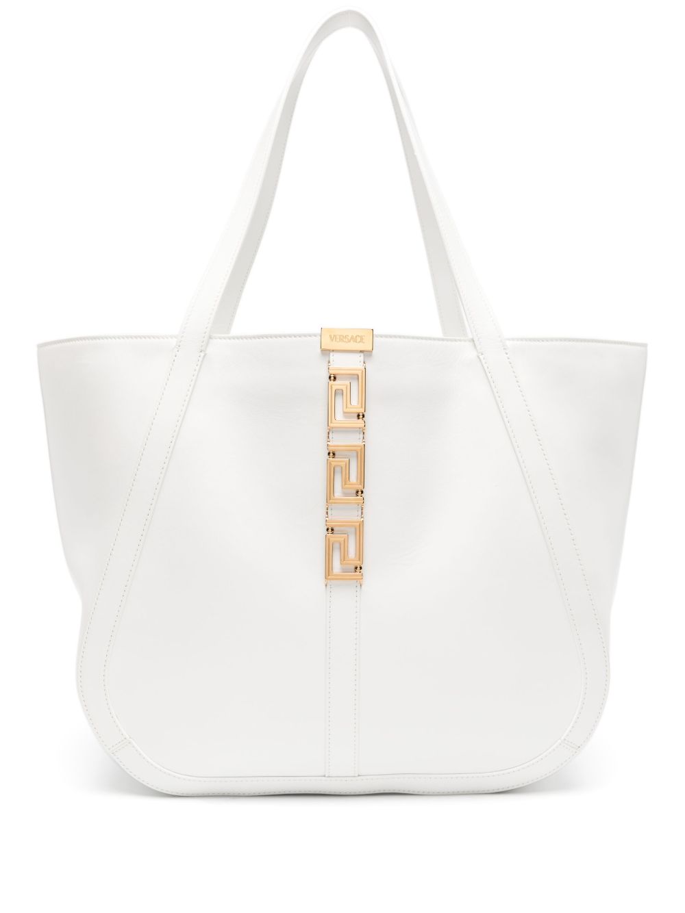 Versace Greca Goddess 大号托特包 - 白色