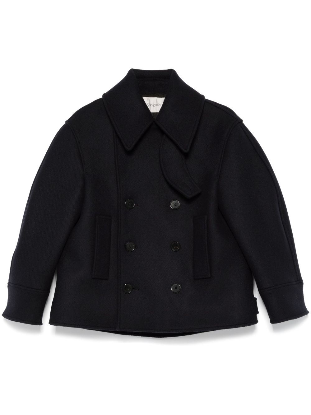 Saint Laurent 羊毛夹克 - 蓝色