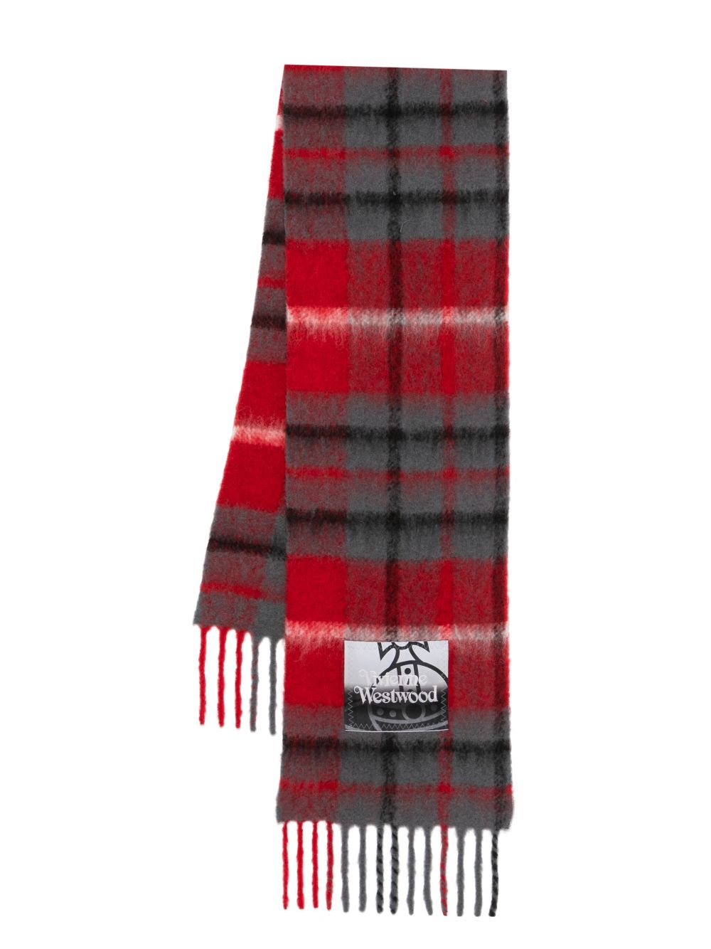 Vivienne Westwood 格纹围巾 - 红色