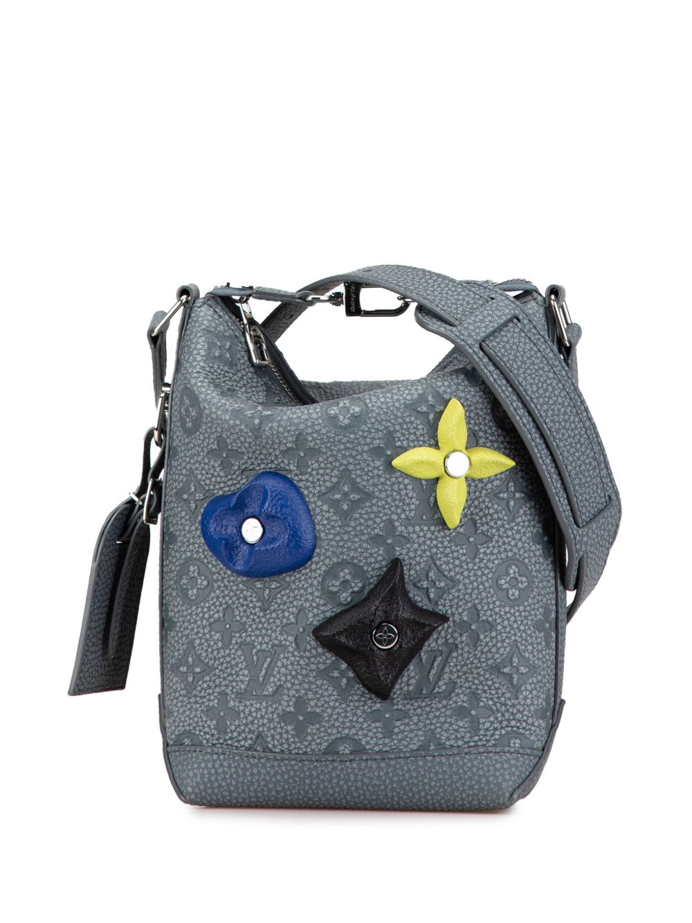Louis Vuitton Pre-Owned Monogram Taurillon Hobo Cruiser PM 斜挎包（2022年典藏款） - 灰色