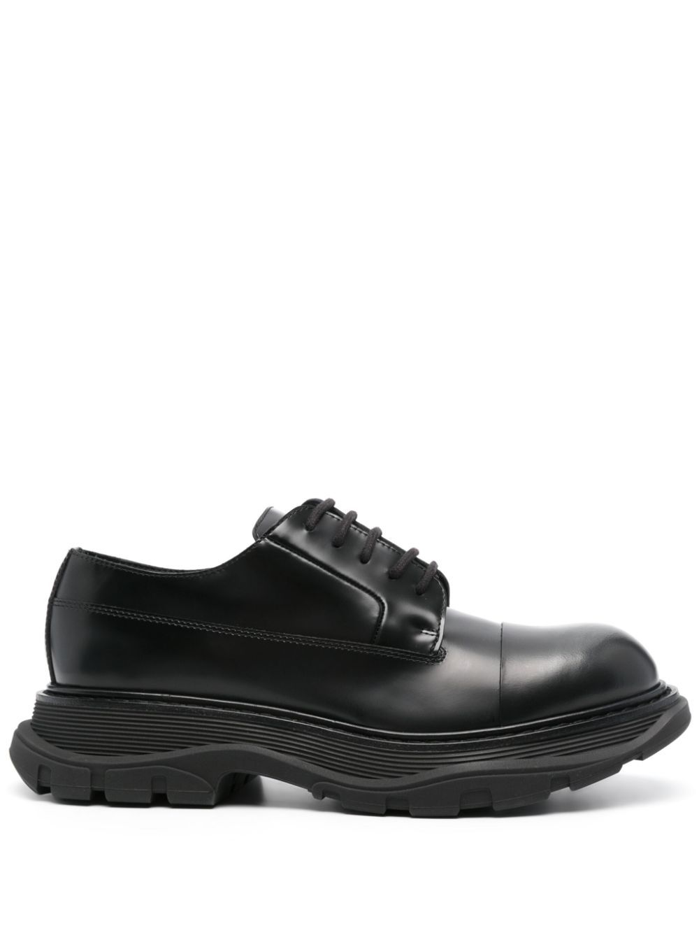 Alexander McQueen Tread 德比鞋 - 黑色