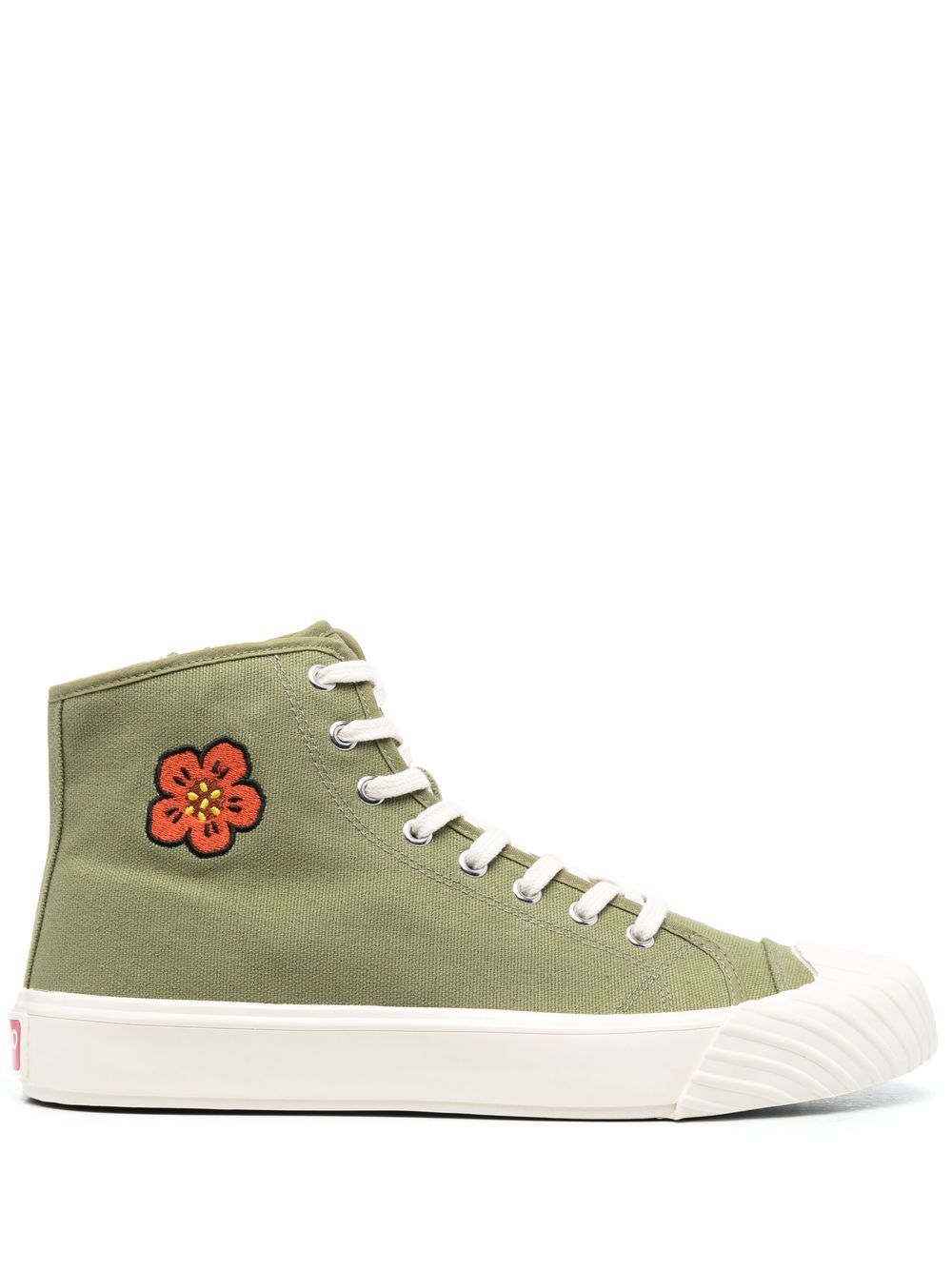 Kenzo Bone Flower 高帮运动鞋 - 绿色