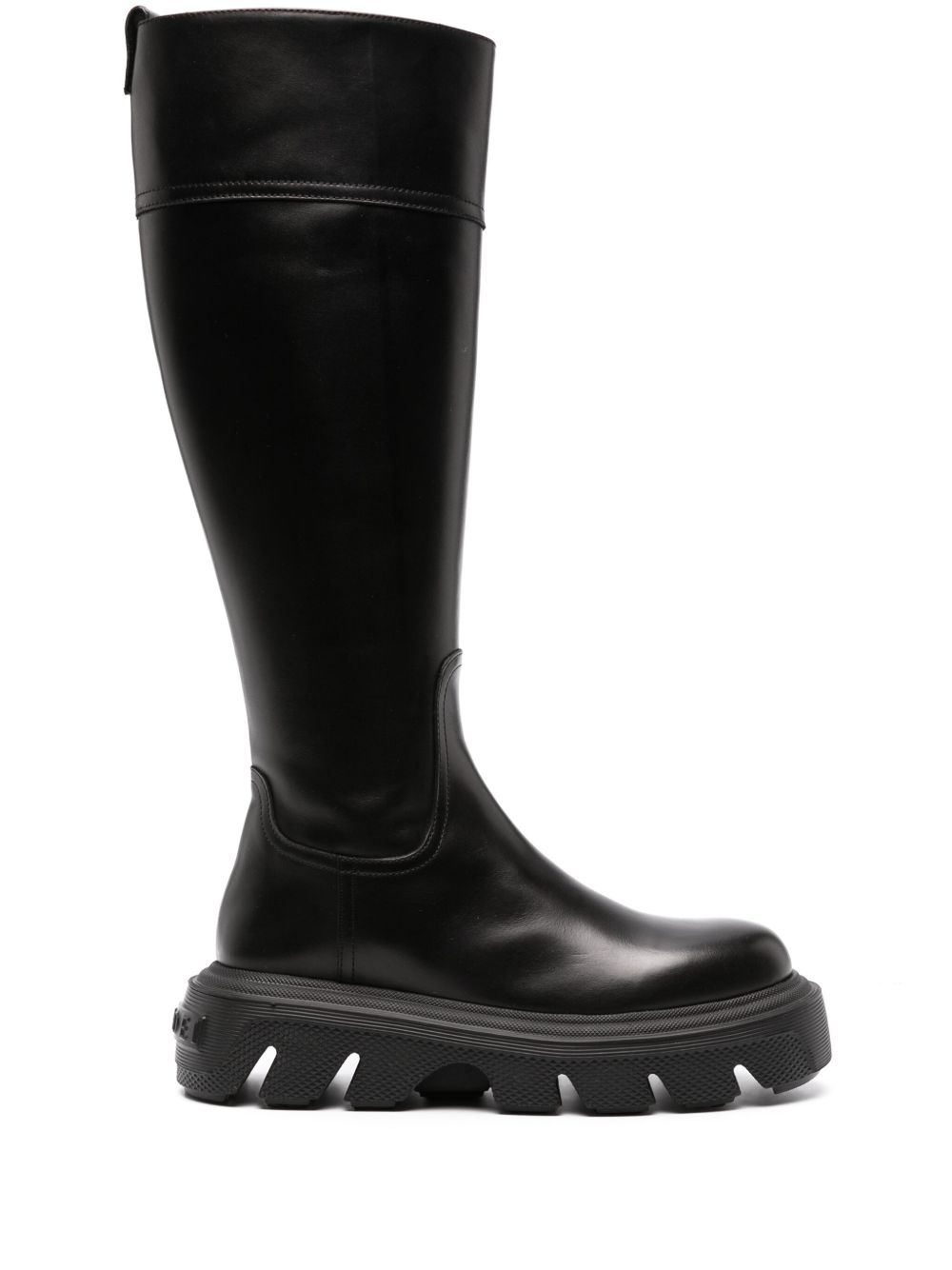 Casadei Seattle 及膝靴 - 黑色