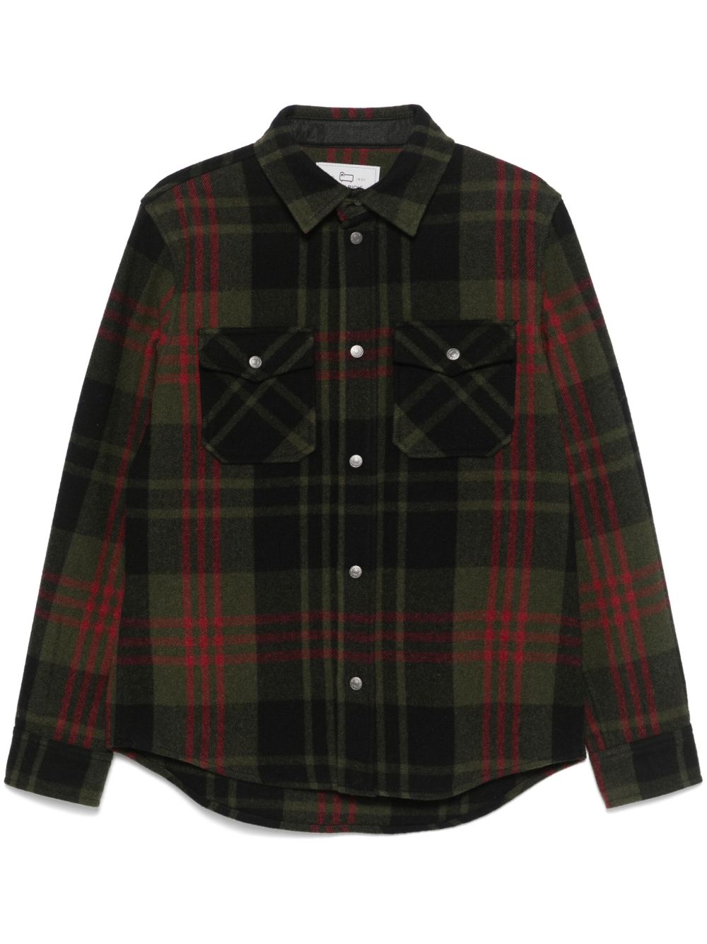 Woolrich Alaskan 夹克式衬衫 - 绿色