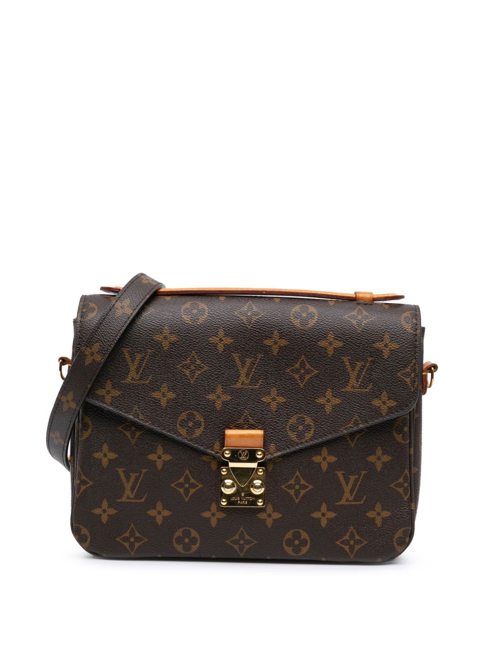 Louis Vuitton Pre-Owned Monogram Pochette Metis 斜挎包（2016年典藏款） - 褐色
