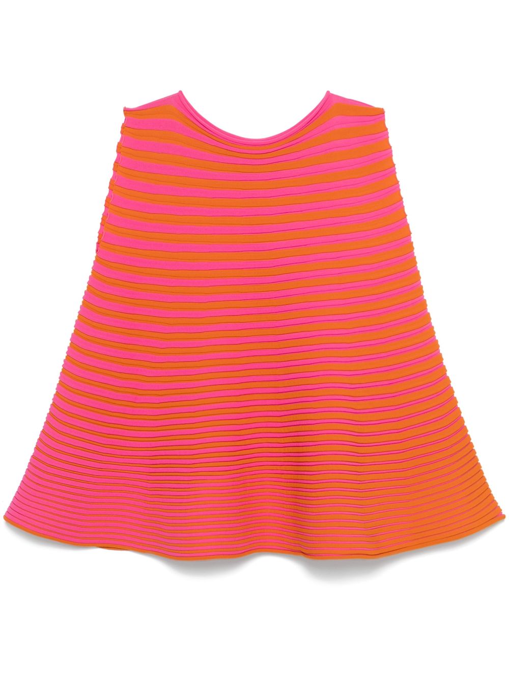Pleats Please Issey Miyake 弹力针织上衣 - 粉色