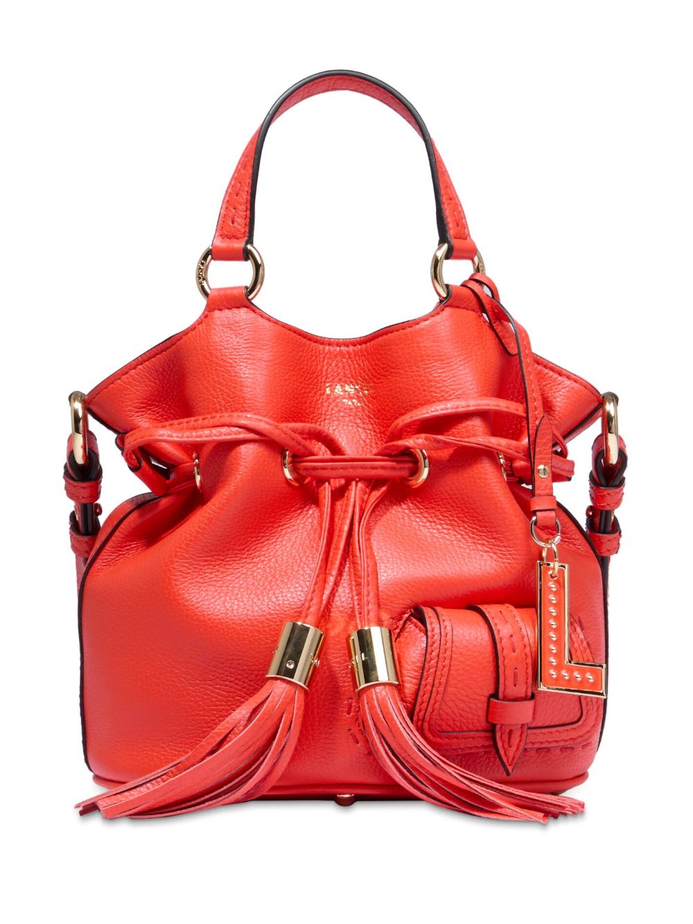 Lancel Premier Flirt 小号水桶包 - 橘色