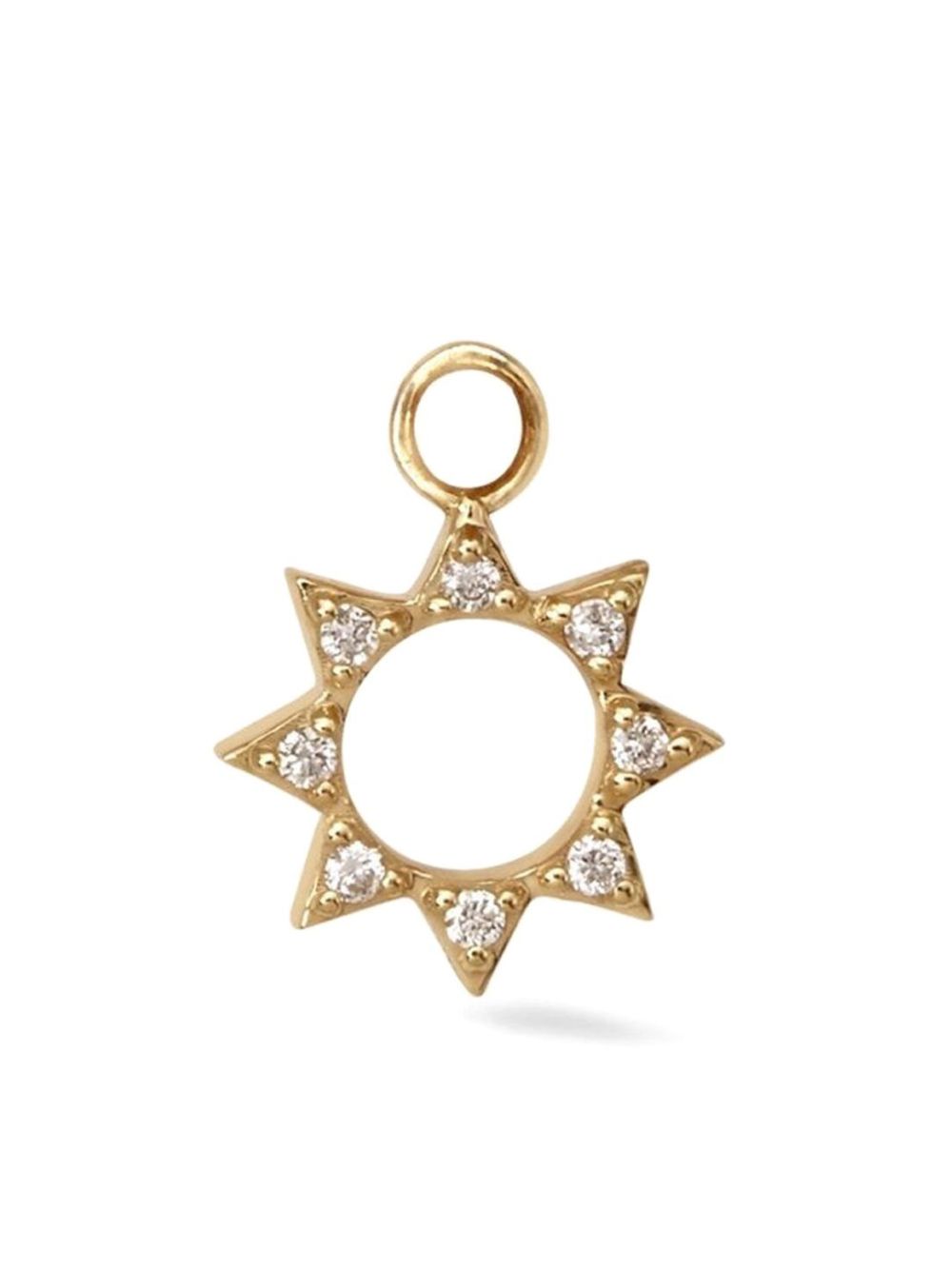 Lark & Berry 9K黄金 Summer Sun 钻石吊饰 - 金色